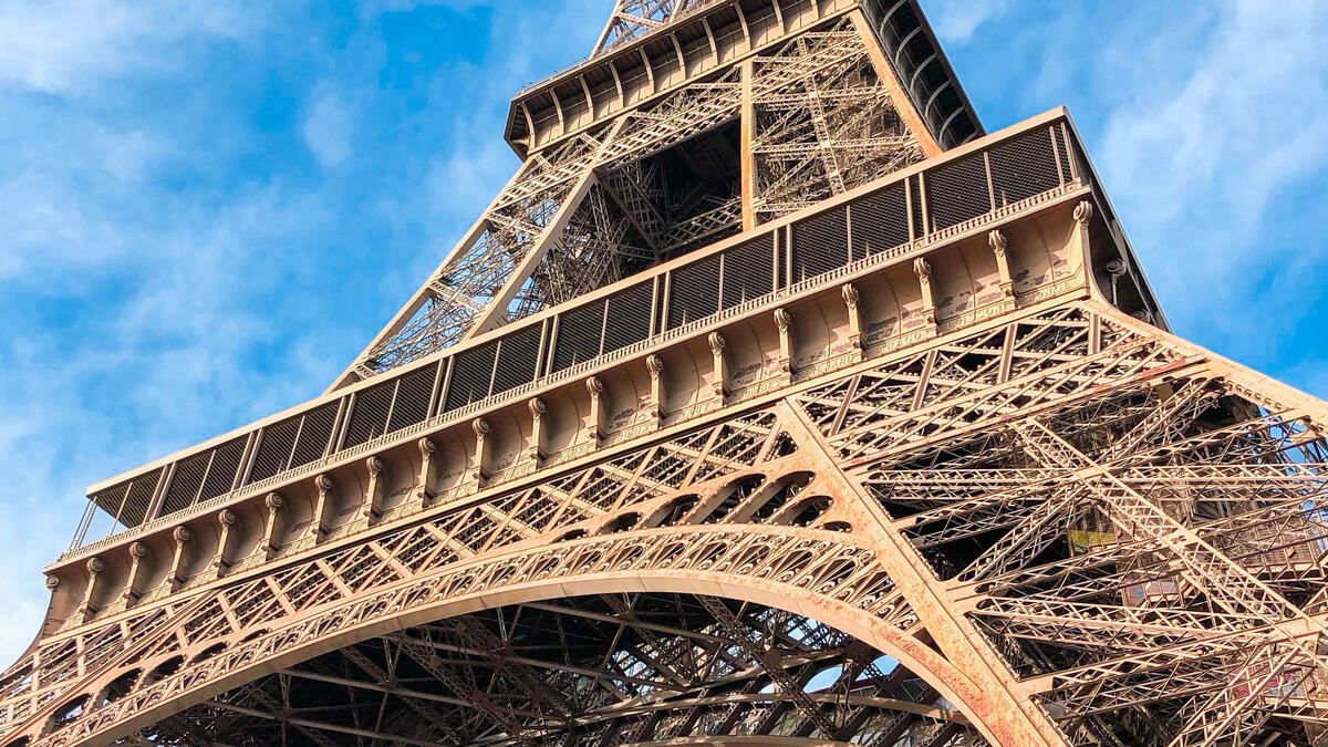 View of Eiffel Tower in Paris